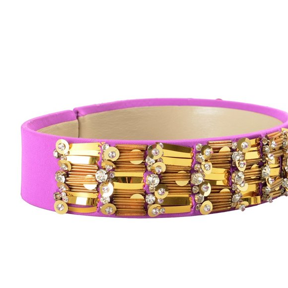 Dsquared2 Silk Embellished Belt